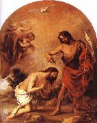 Bartolome Esteban Murillo Baptism of Jesus oil painting